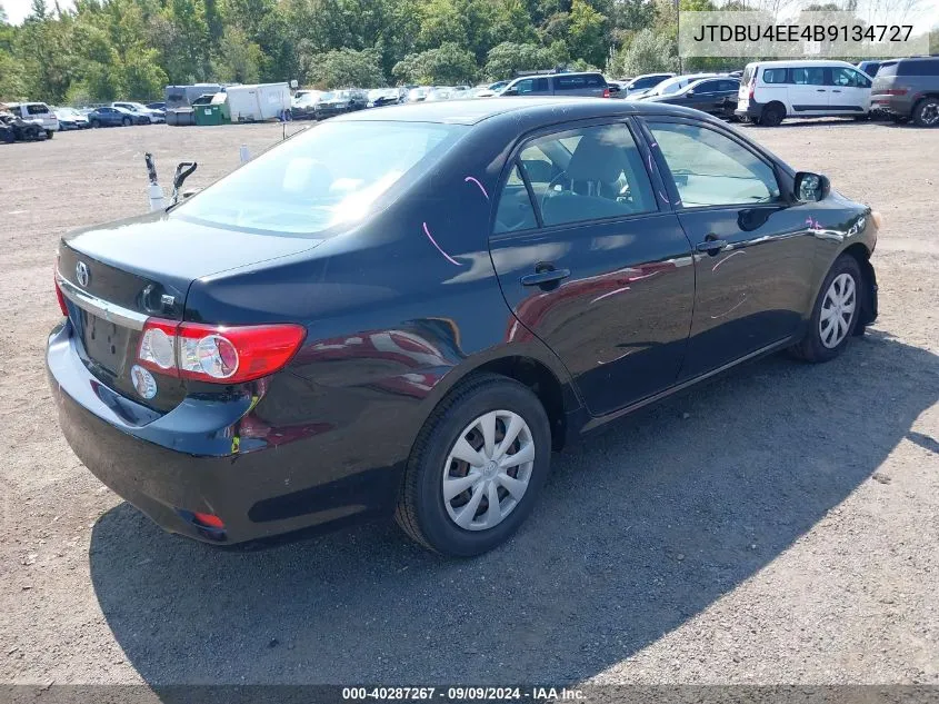 2011 Toyota Corolla Le VIN: JTDBU4EE4B9134727 Lot: 40287267