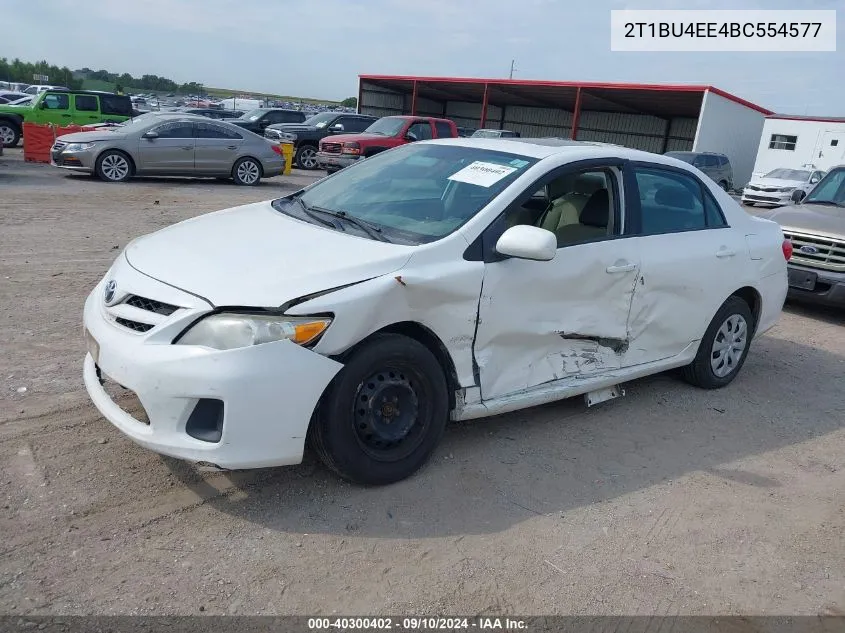 2011 Toyota Corolla S/Le VIN: 2T1BU4EE4BC554577 Lot: 40300402