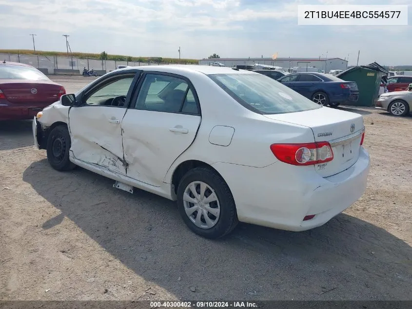 2011 Toyota Corolla S/Le VIN: 2T1BU4EE4BC554577 Lot: 40300402