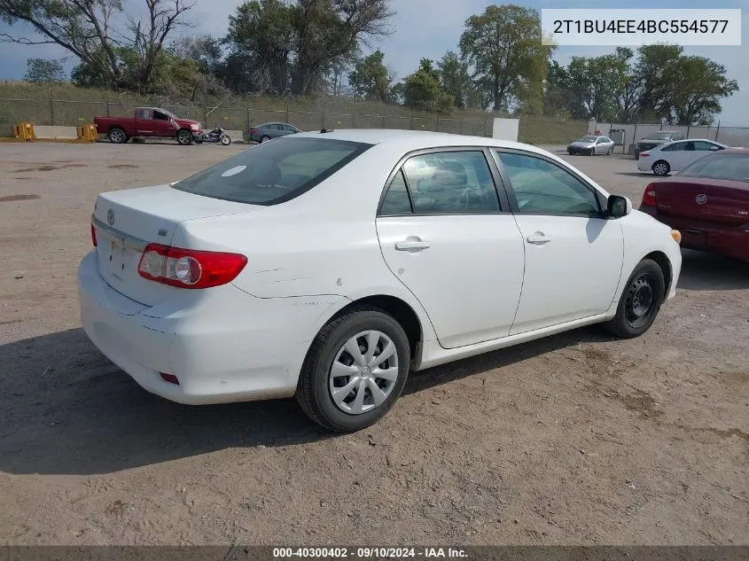 2011 Toyota Corolla S/Le VIN: 2T1BU4EE4BC554577 Lot: 40300402