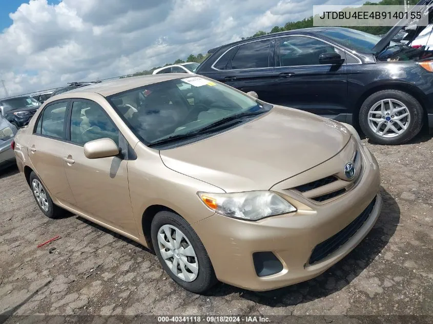 2011 Toyota Corolla Le VIN: JTDBU4EE4B9140155 Lot: 40341118