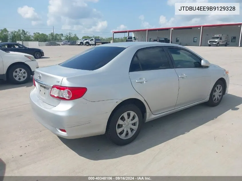 2011 Toyota Corolla Le VIN: JTDBU4EE9B9129328 Lot: 40348106