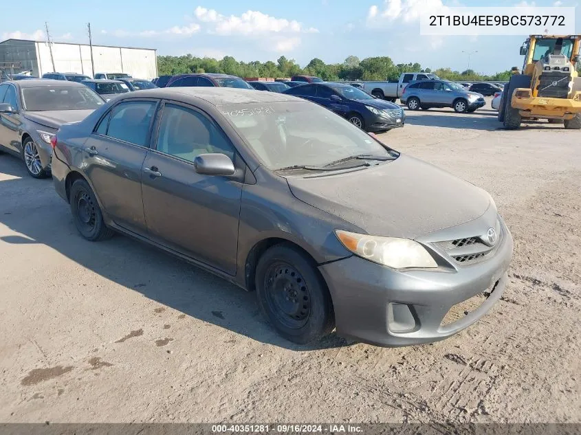 2011 Toyota Corolla Le VIN: 2T1BU4EE9BC573772 Lot: 40351281