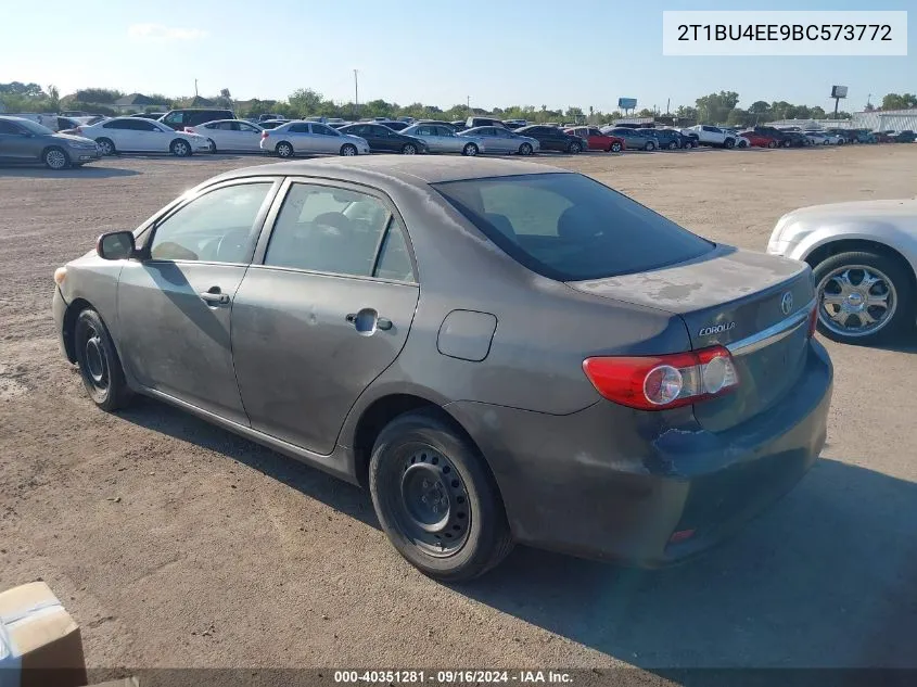 2011 Toyota Corolla Le VIN: 2T1BU4EE9BC573772 Lot: 40351281