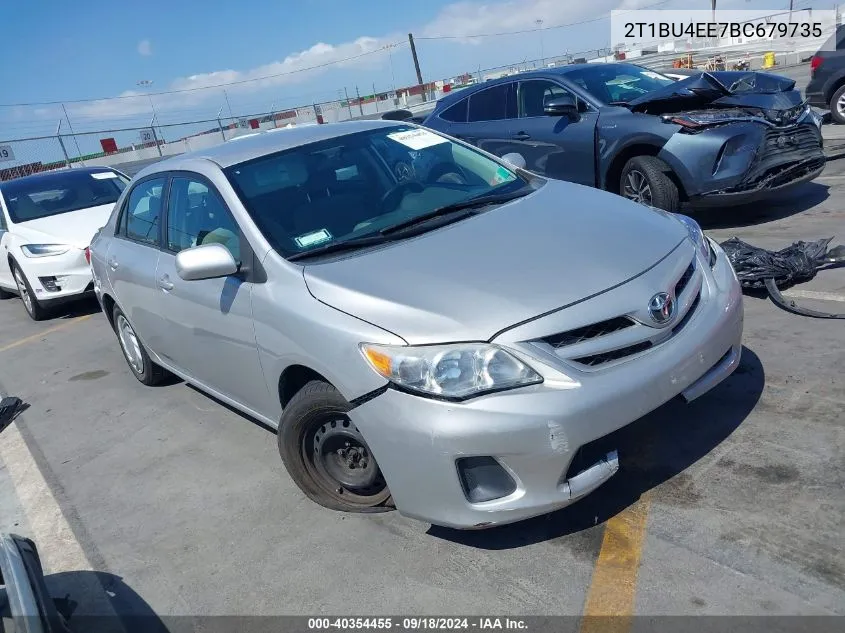 2011 Toyota Corolla Le VIN: 2T1BU4EE7BC679735 Lot: 40354455