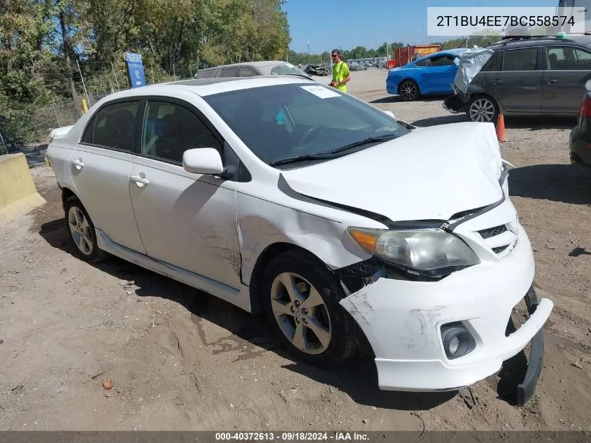 2011 Toyota Corolla S VIN: 2T1BU4EE7BC558574 Lot: 40372613