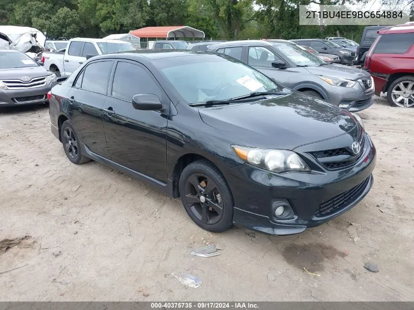 2011 Toyota Corolla S VIN: 2T1BU4EE9BC654884 Lot: 40375735