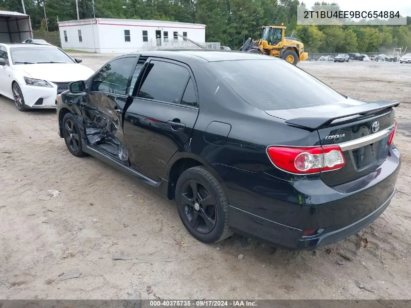 2011 Toyota Corolla S VIN: 2T1BU4EE9BC654884 Lot: 40375735