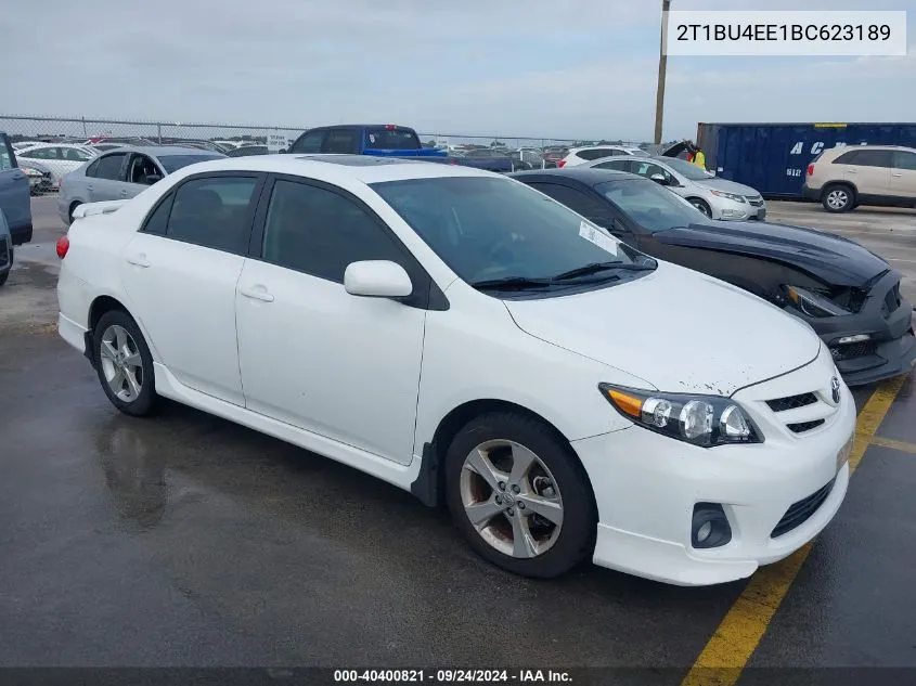 2011 Toyota Corolla S/Le VIN: 2T1BU4EE1BC623189 Lot: 40400821