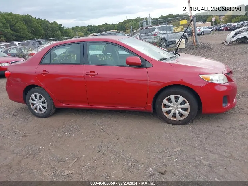 2T1BU4EE2BC688990 2011 Toyota Corolla Le