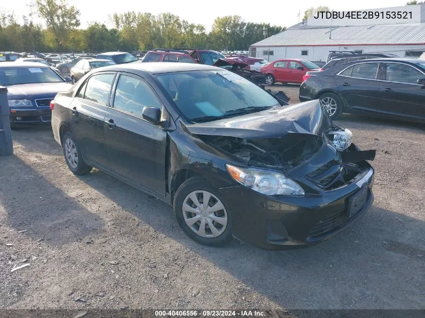 2011 Toyota Corolla S/Le VIN: JTDBU4EE2B9153521 Lot: 40406556