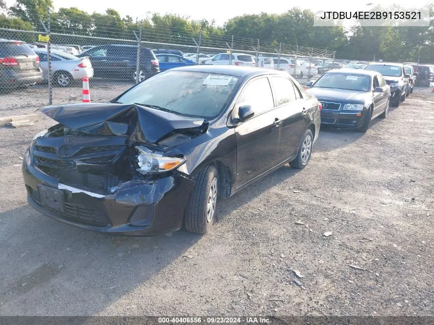 2011 Toyota Corolla S/Le VIN: JTDBU4EE2B9153521 Lot: 40406556