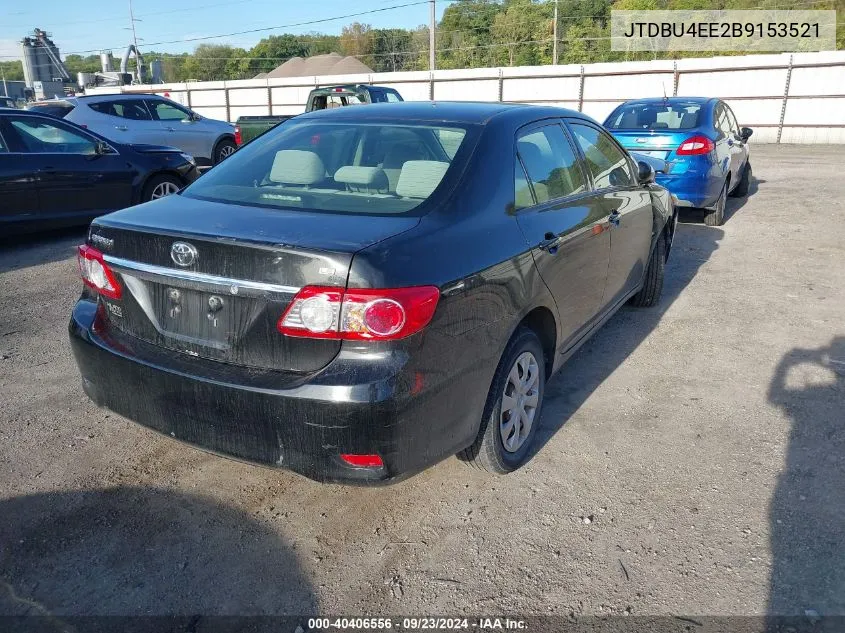 2011 Toyota Corolla S/Le VIN: JTDBU4EE2B9153521 Lot: 40406556