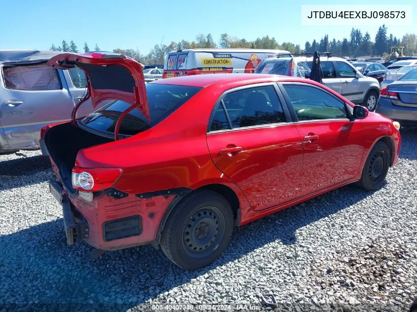 JTDBU4EEXBJ098573 2011 Toyota Corolla Le