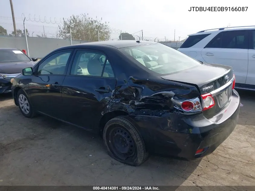 JTDBU4EE0B9166087 2011 Toyota Corolla Le