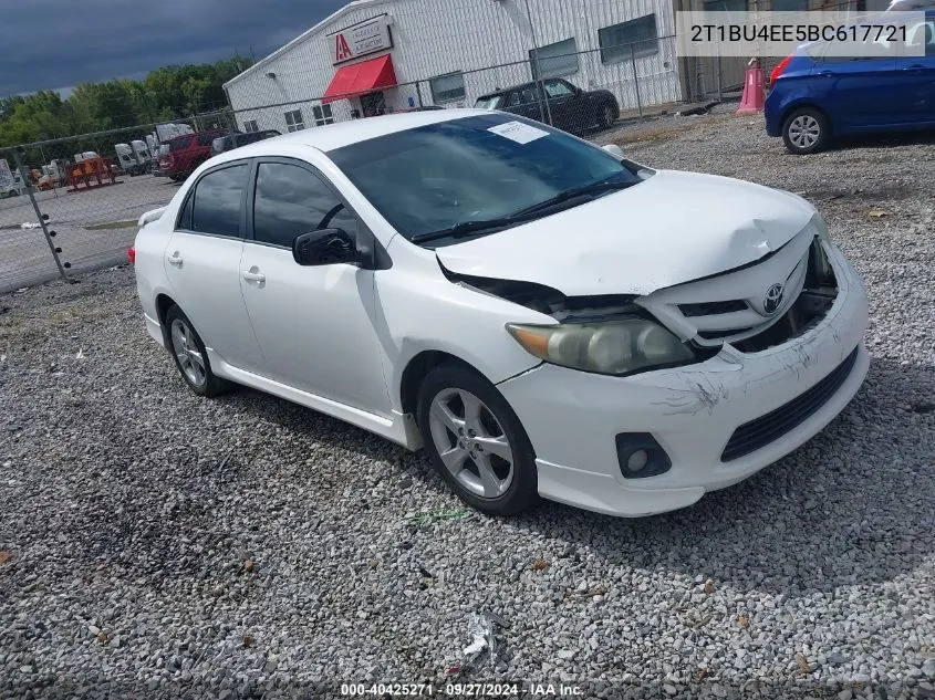 2011 Toyota Corolla S VIN: 2T1BU4EE5BC617721 Lot: 40425271