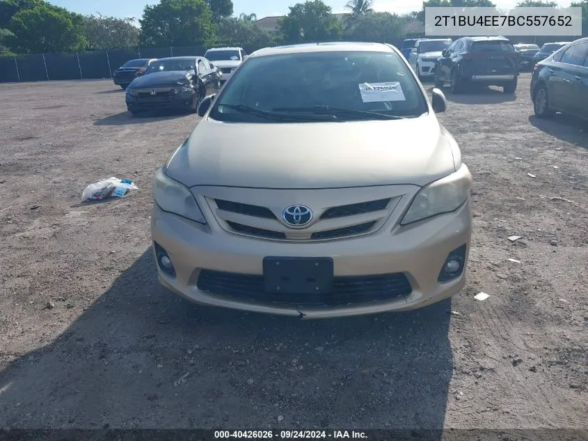 2T1BU4EE7BC557652 2011 Toyota Corolla Le