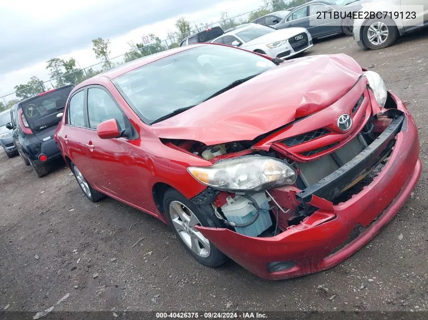 2011 Toyota Corolla S/Le VIN: 2T1BU4EE2BC719123 Lot: 40426375