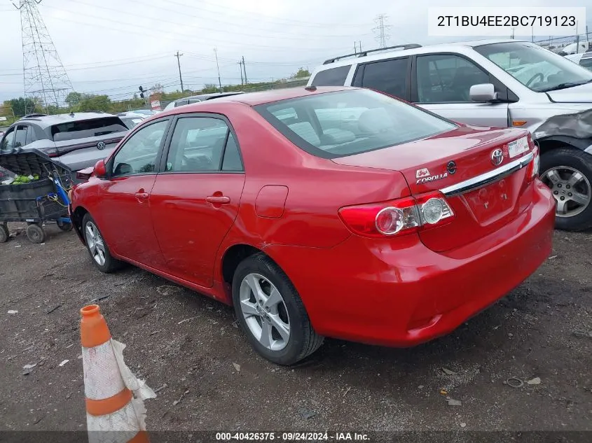 2011 Toyota Corolla S/Le VIN: 2T1BU4EE2BC719123 Lot: 40426375