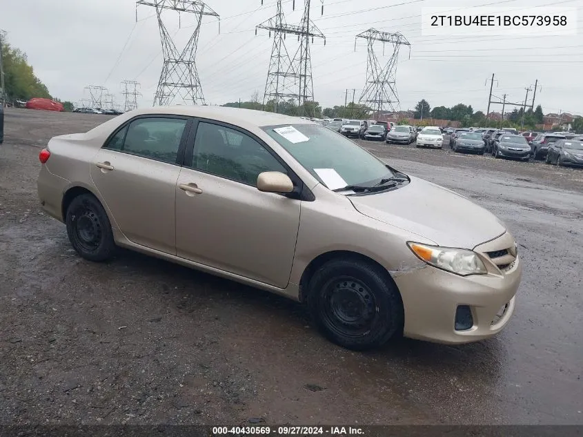 2011 Toyota Corolla S/Le VIN: 2T1BU4EE1BC573958 Lot: 40430569