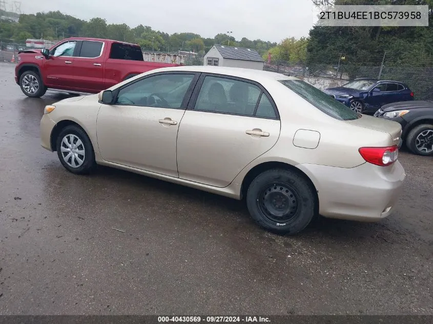 2011 Toyota Corolla S/Le VIN: 2T1BU4EE1BC573958 Lot: 40430569