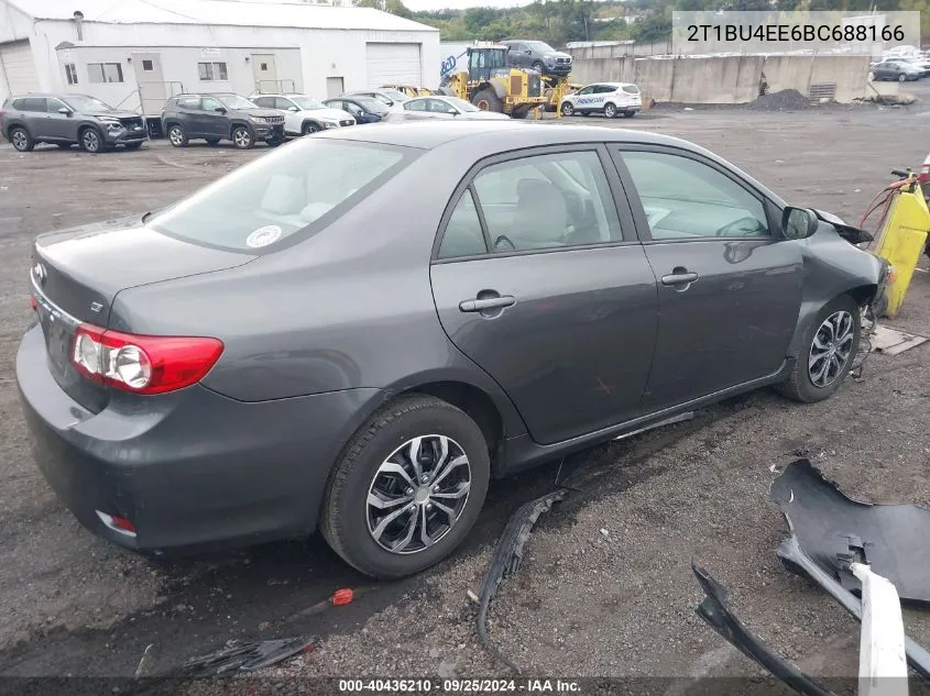 2T1BU4EE6BC688166 2011 Toyota Corolla Le