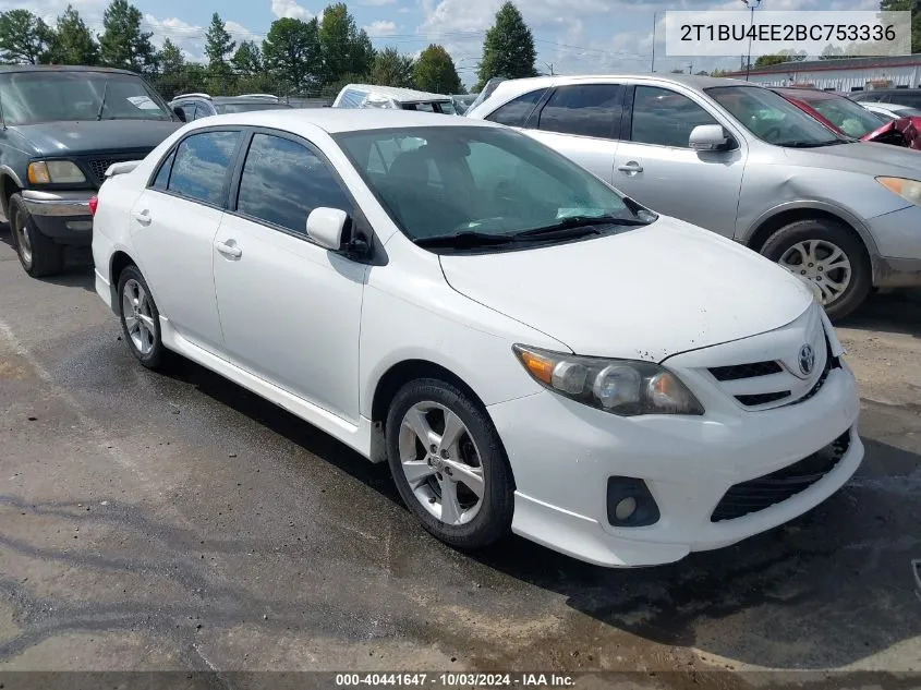 2011 Toyota Corolla S VIN: 2T1BU4EE2BC753336 Lot: 40441647