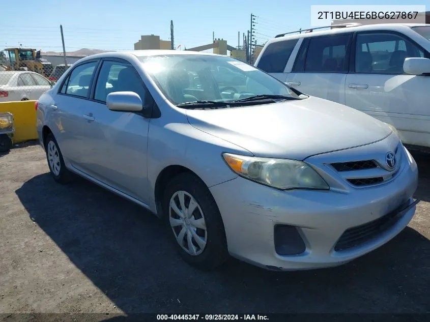 2011 Toyota Corolla Le VIN: 2T1BU4EE6BC627867 Lot: 40445347