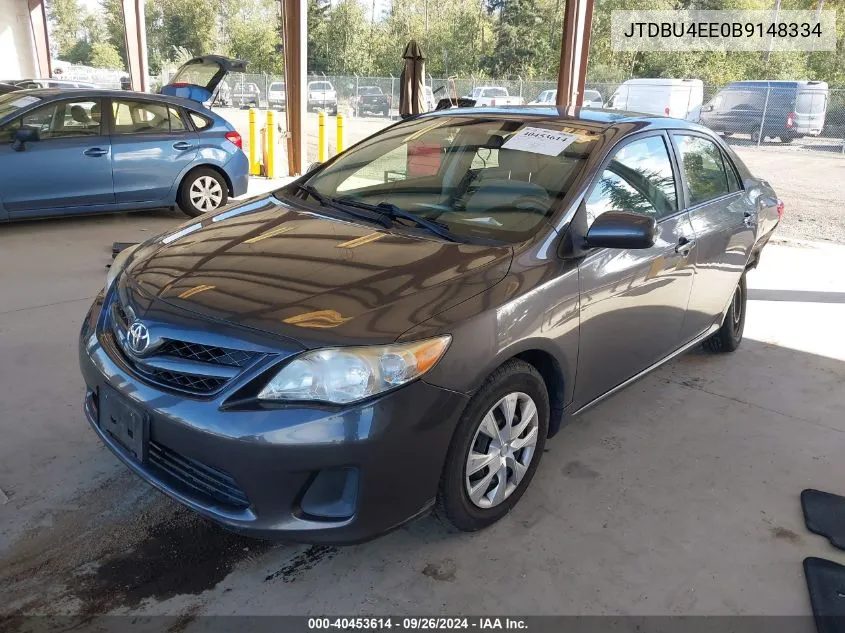 2011 Toyota Corolla Le VIN: JTDBU4EE0B9148334 Lot: 40453614