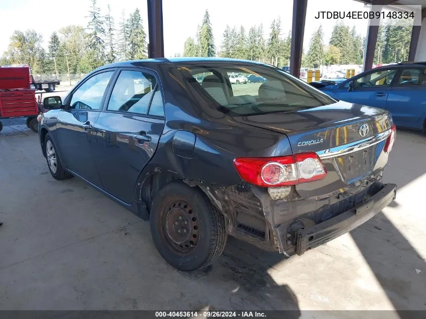 2011 Toyota Corolla Le VIN: JTDBU4EE0B9148334 Lot: 40453614