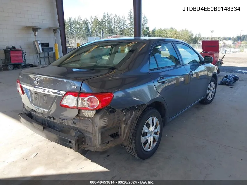 2011 Toyota Corolla Le VIN: JTDBU4EE0B9148334 Lot: 40453614