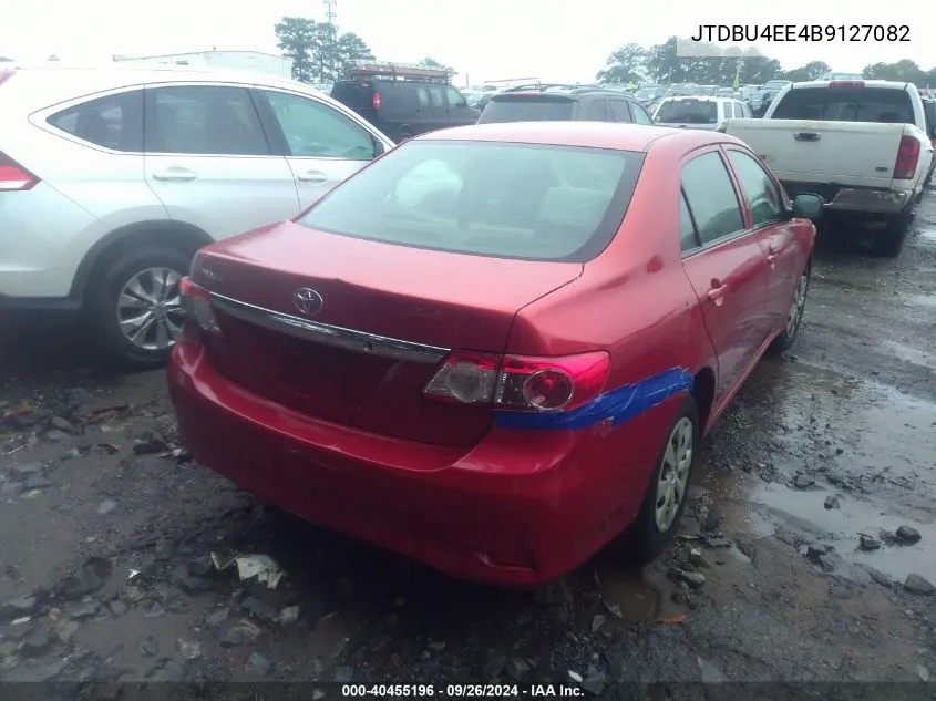 2011 Toyota Corolla VIN: JTDBU4EE4B9127082 Lot: 40455196