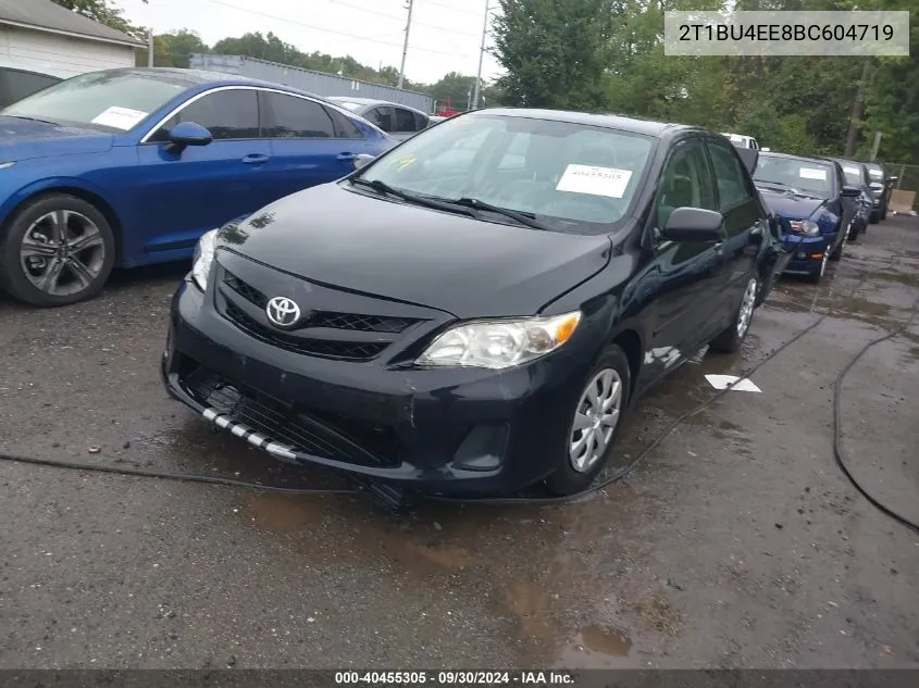 2011 Toyota Corolla S/Le VIN: 2T1BU4EE8BC604719 Lot: 40455305