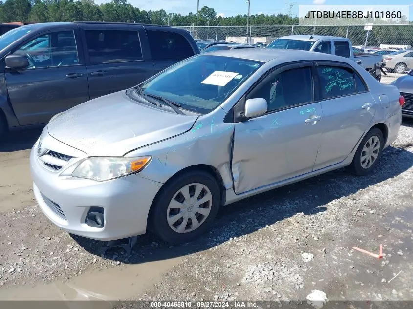 2011 Toyota Corolla Le VIN: JTDBU4EE8BJ101860 Lot: 40455810