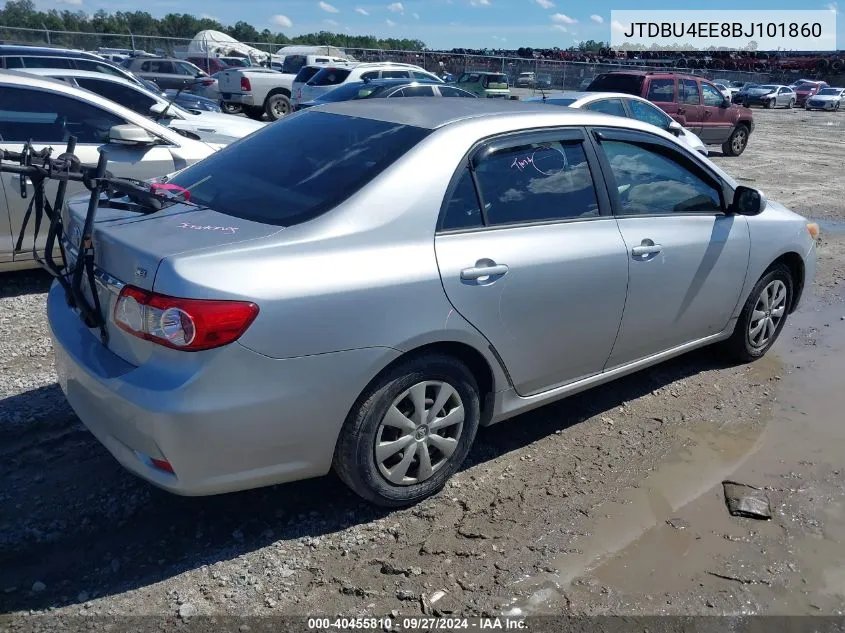 2011 Toyota Corolla Le VIN: JTDBU4EE8BJ101860 Lot: 40455810