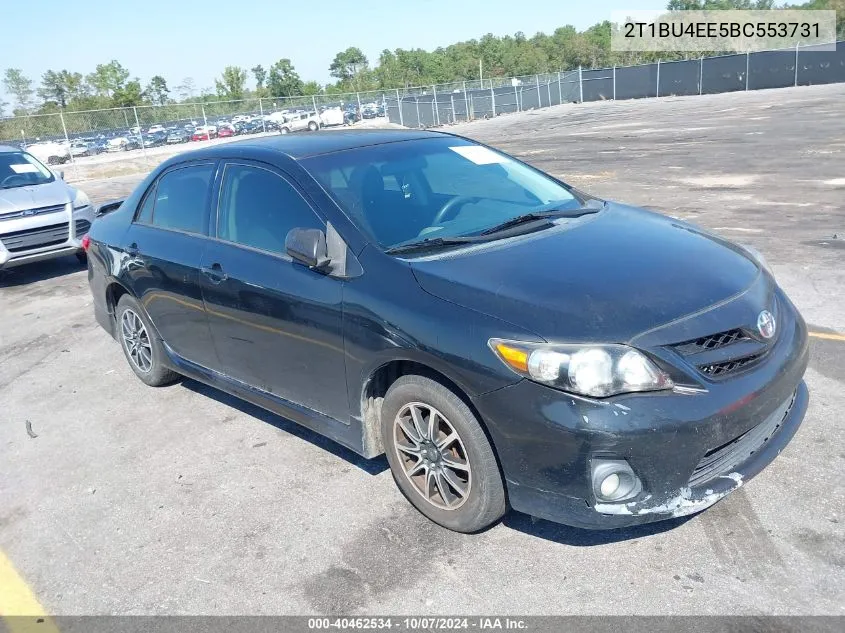 2011 Toyota Corolla S VIN: 2T1BU4EE5BC553731 Lot: 40462534