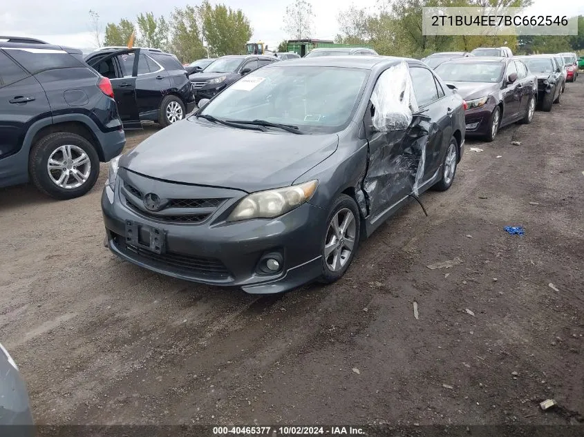 2011 Toyota Corolla S VIN: 2T1BU4EE7BC662546 Lot: 40465377