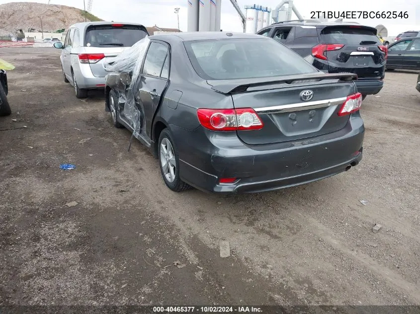 2011 Toyota Corolla S VIN: 2T1BU4EE7BC662546 Lot: 40465377