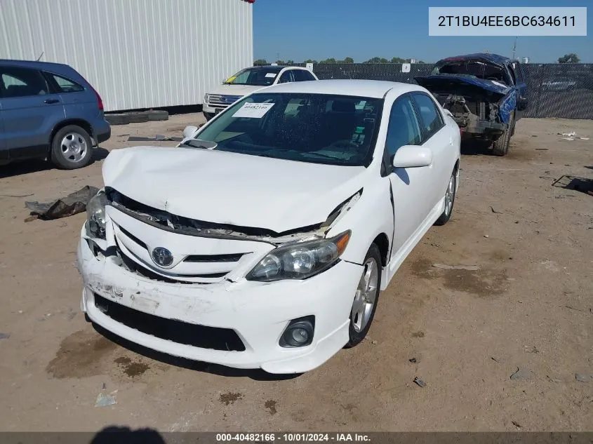 2T1BU4EE6BC634611 2011 Toyota Corolla S/Le