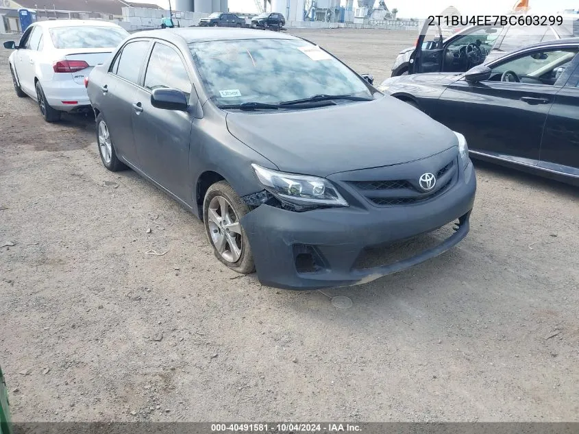 2011 Toyota Corolla Le VIN: 2T1BU4EE7BC603299 Lot: 40491581