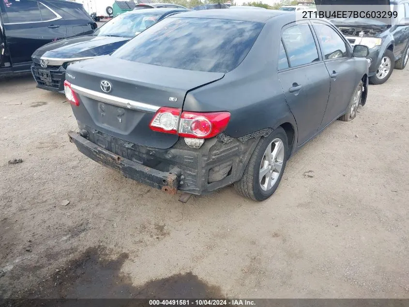 2011 Toyota Corolla Le VIN: 2T1BU4EE7BC603299 Lot: 40491581