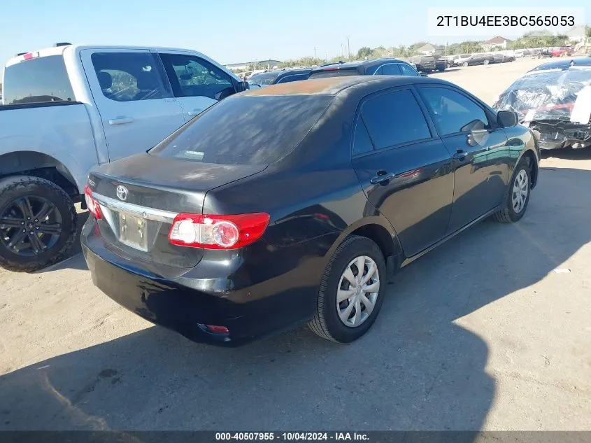 2011 Toyota Corolla VIN: 2T1BU4EE3BC565053 Lot: 40507955