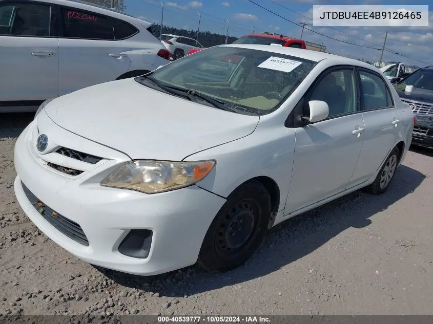 2011 Toyota Corolla Le VIN: JTDBU4EE4B9126465 Lot: 40539777