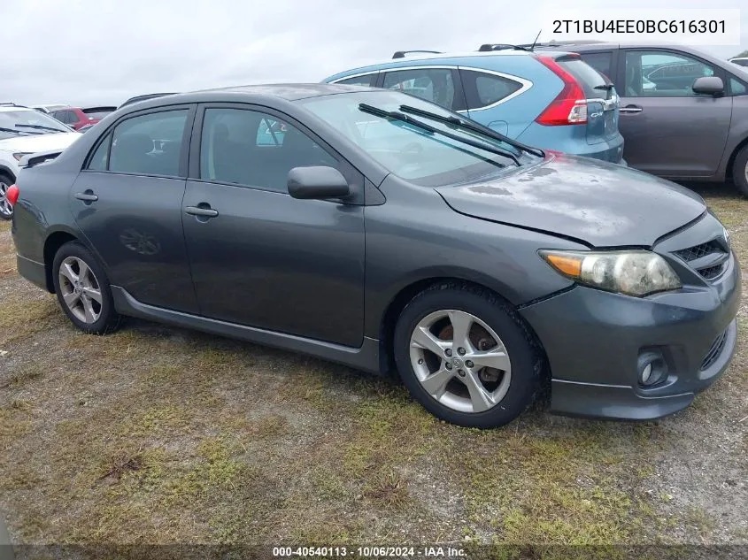 2011 Toyota Corolla S VIN: 2T1BU4EE0BC616301 Lot: 40540113