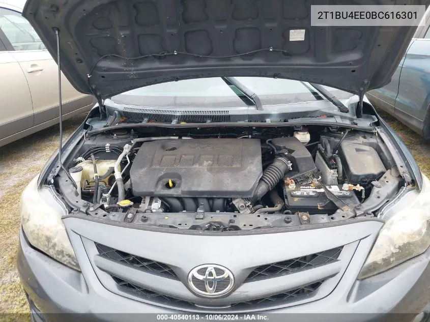 2T1BU4EE0BC616301 2011 Toyota Corolla S