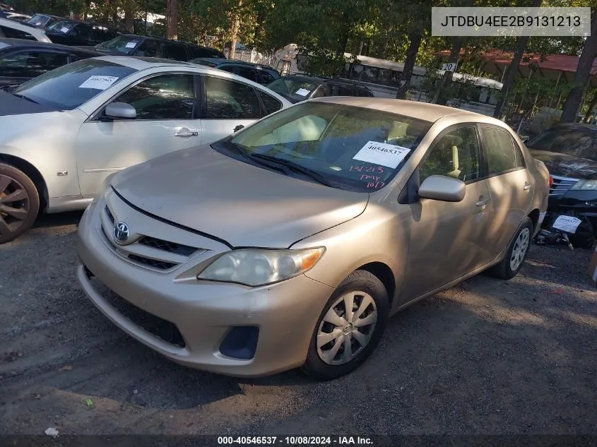 2011 Toyota Corolla Le VIN: JTDBU4EE2B9131213 Lot: 40546537