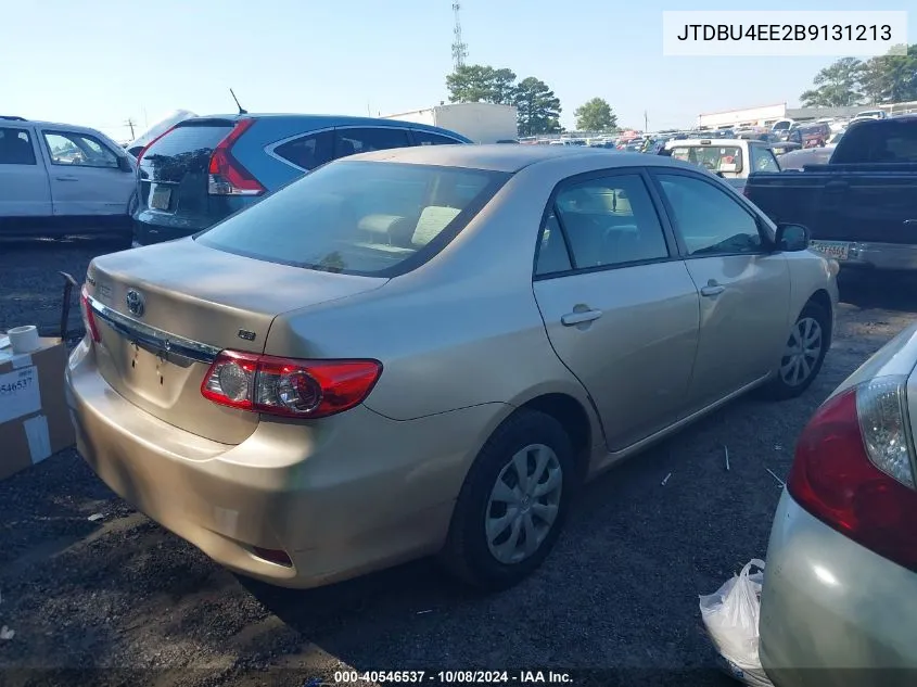 2011 Toyota Corolla Le VIN: JTDBU4EE2B9131213 Lot: 40546537