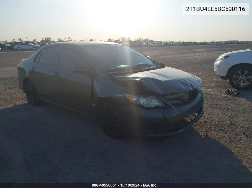 2011 Toyota Corolla Le VIN: 2T1BU4EE5BC590116 Lot: 40556051