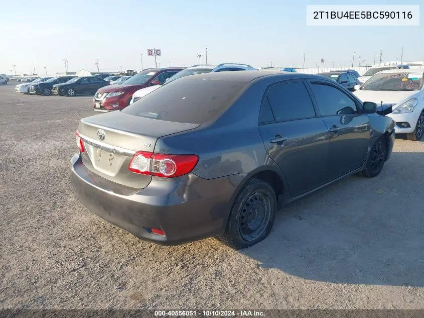 2T1BU4EE5BC590116 2011 Toyota Corolla Le