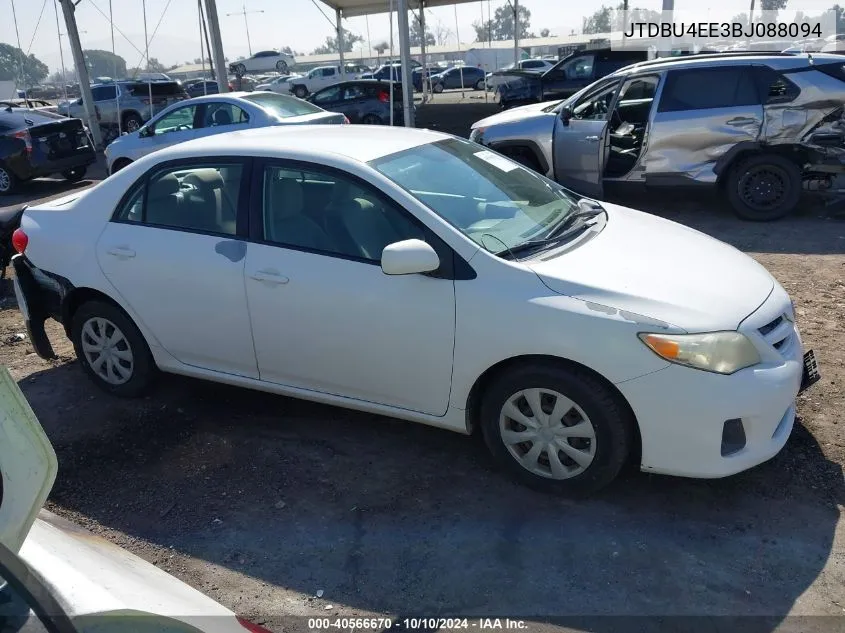 2011 Toyota Corolla Le VIN: JTDBU4EE3BJ088094 Lot: 40566670